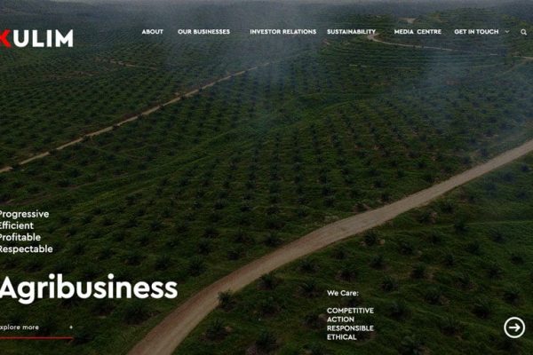 Kulim Berhad - Malaysia Corporate Web Design